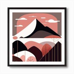 Mountain Landscape 1 Art Print