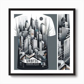 Urban City Art Print