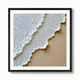 White Wave Art Print