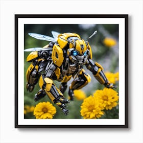 Steel Vanguard: Bumblebee's Stand Art Print