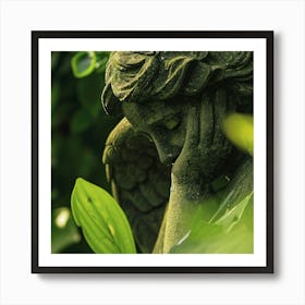 Angel In The Garden Art Print