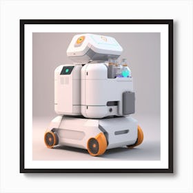 Medical Robot Art Print