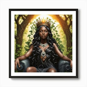 Queen Of The Forest 12 Art Print