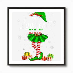 Loudest Elf Group Matching Family Christmas Pajama Outfit Art Print