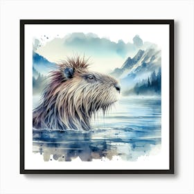 Creative Wild Animal Representation 12 Art Print