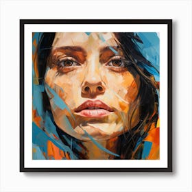 Portrait Of A Woman 23 Art Print