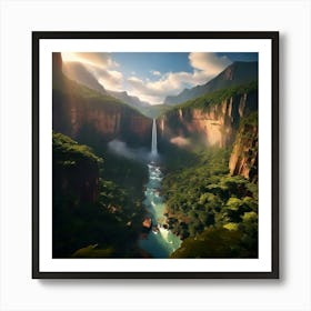 Angel Falls Venezuela Art Print