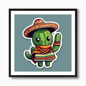 Mexican Cactus 34 Art Print