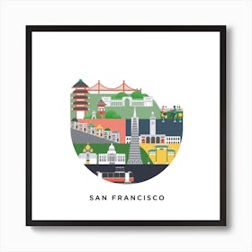 Sanfrancisco Square Poster