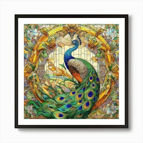 Peacock 17 Art Print