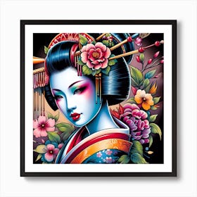 Geisha 12 Art Print