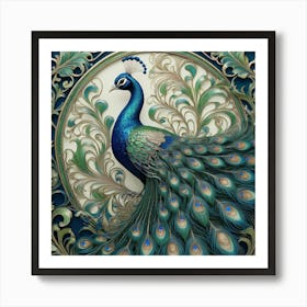 Peacock 26 Art Print