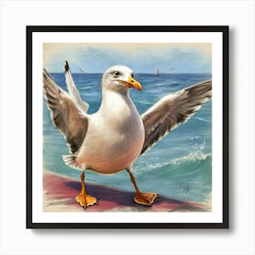 Seagull 9 Art Print