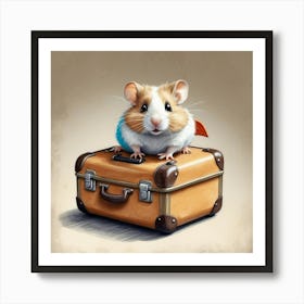 Super Hamster 9 Art Print