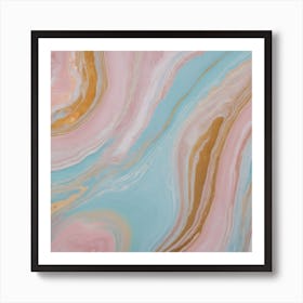 Abstract Marble Painting Art Print