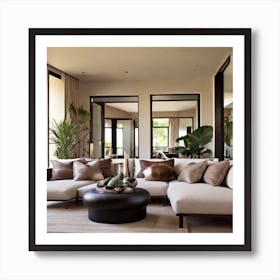 Modern Living Room Art Print