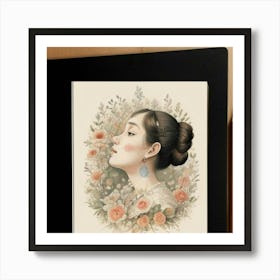 Portrait Of A Woman 6 Art Print