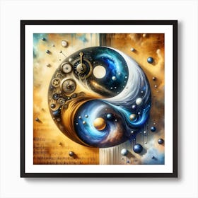 Yin And Yang Art Print