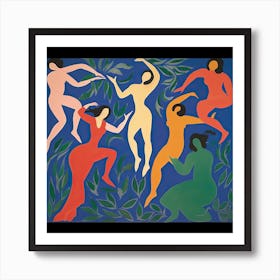 Women Dancing The Dance Painting Art Print