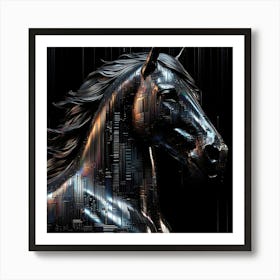 Creative Horse Beauty Illustration Nr 237 Art Print