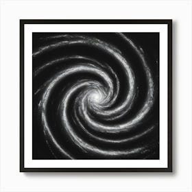 Black and White Abstract Art 187 Art Print