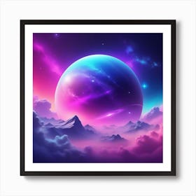 Galaxy Wallpaper Art Print