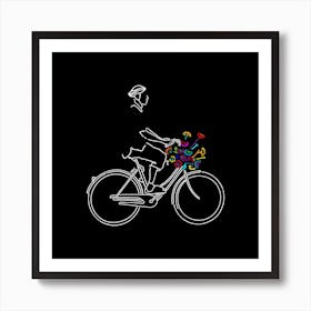 Ride On Square Art Print