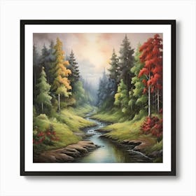 Autumn Forest 1 Art Print