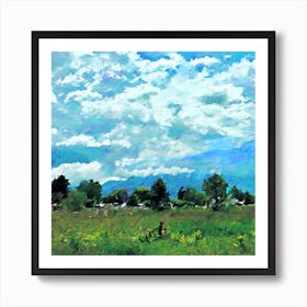 Cloudy Day Art Print