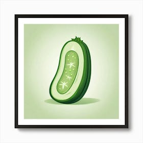 Cucumber 1 Art Print