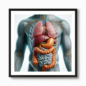 Human Anatomy - Anatomy Stock Videos & Royalty-Free Footage Art Print