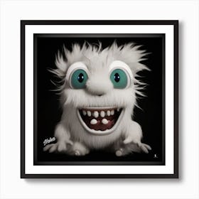 Fuzzy creature  Art Print