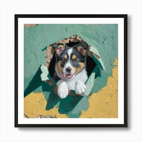 Perro Curioso Art Print