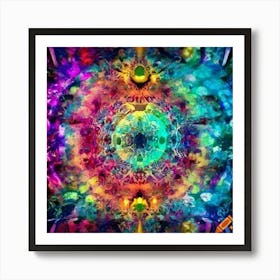 Psychedelic Painting Art Print