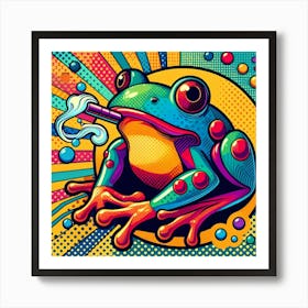 Pop Frog 2 Art Print