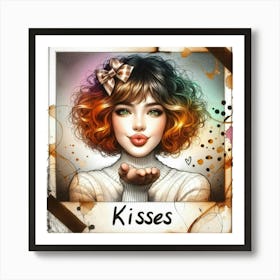 Kisses 1 Art Print