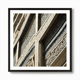 Facade Of A Building Art Print