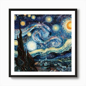 Starry Night 14 Art Print