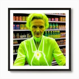 Grocery Shop With Madam Marie #1 Art Print