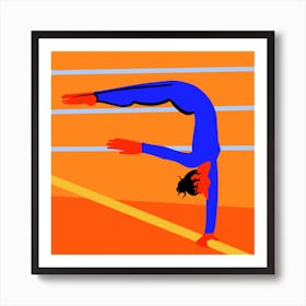 Olympic Champion Square Art Print