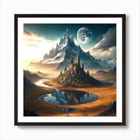 Fantasy Landscape Art Print