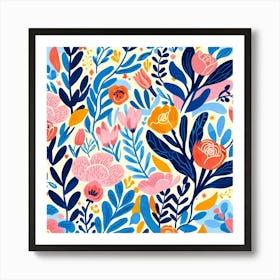 Floral Pattern 19 Art Print