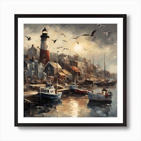 Lighthouse 2 Art Print