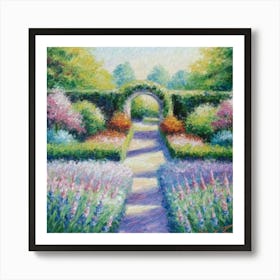 Garden Path Art Print