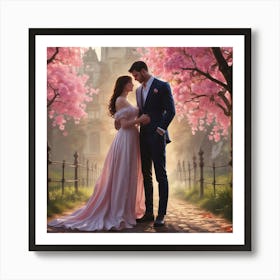 Fairytale Wedding 2 Art Print