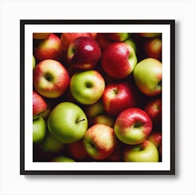 Red And Green Apples 6 Art Print