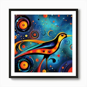 Colorful Bird 7 Art Print