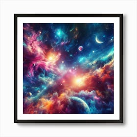 Space Nebula 4 Art Print