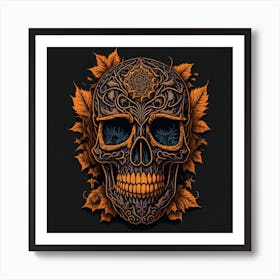 Sugar Skull 1 Art Print