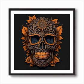 Asian Skull Art Print by Smart Gallery - Fy